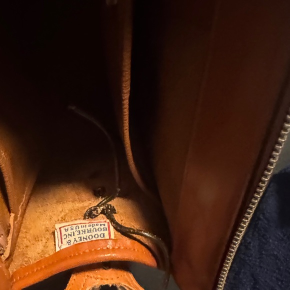 Dooney & Bourke Brown Leather Satchel - Picture 16 of 16